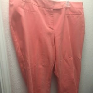 ‼️Sale! ✨ Apt 9 peach coral crop ankle pants EUC
